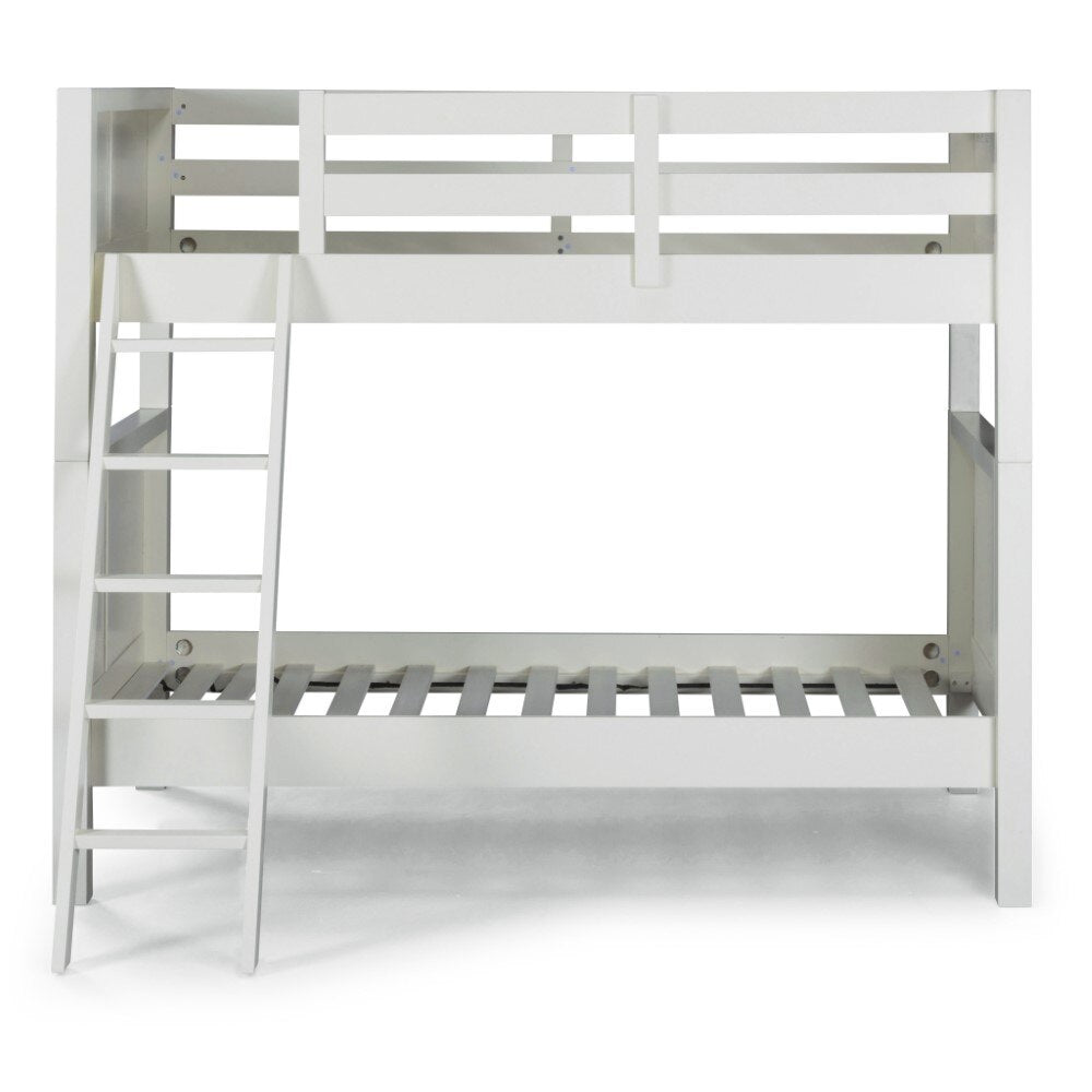 Homestyles Furniture - Naples White Twin Over Twin Bunk Bed - 5530-54 veiw 5
