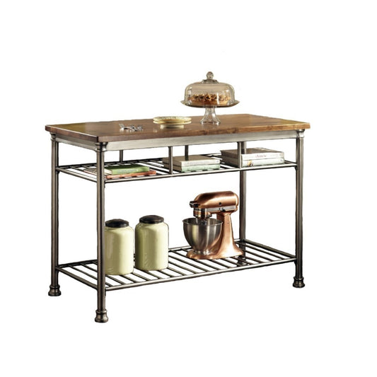 Homestyles Furniture - Orleans Brown Kitchen Island - 5061-94 veiw 1