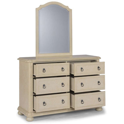 Homestyles - Provence Off-White Dresser with Mirror - 5502-74 veiw 4