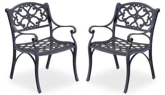 Homestyles Furniture - Sanibel Black Chair (Set of 2) - 6654-80 veiw 1