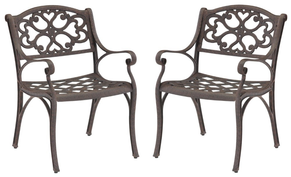 Homestyles Furniture - Sanibel Brown Chair (Set of 2) - 6655-80 veiw 2