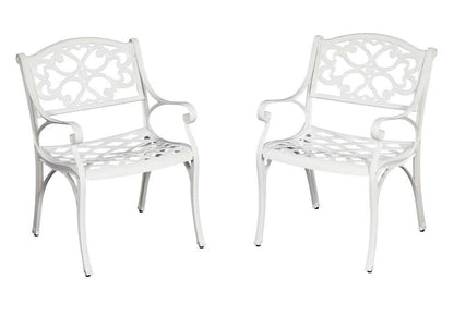 Homestyles Furniture - Sanibel White Chair (Set of 2) - 6652-80 veiw 2