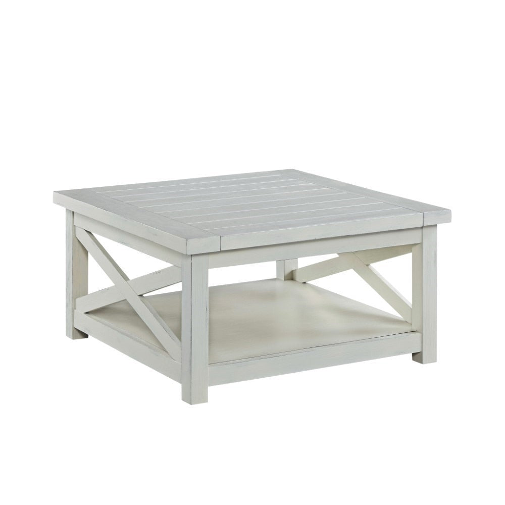 Homestyles Furniture - Seaside Lodge White Coffee Table - 5523-21 veiw 1