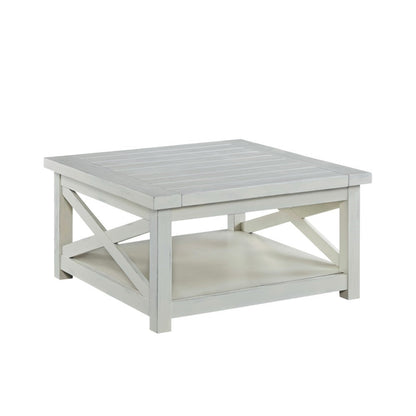 Homestyles Furniture - Seaside Lodge White Coffee Table - 5523-21 veiw 1