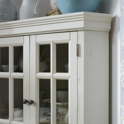 Homestyles Furniture - Seaside Lodge White Corner Cabinet - 5523-68 veiw 2