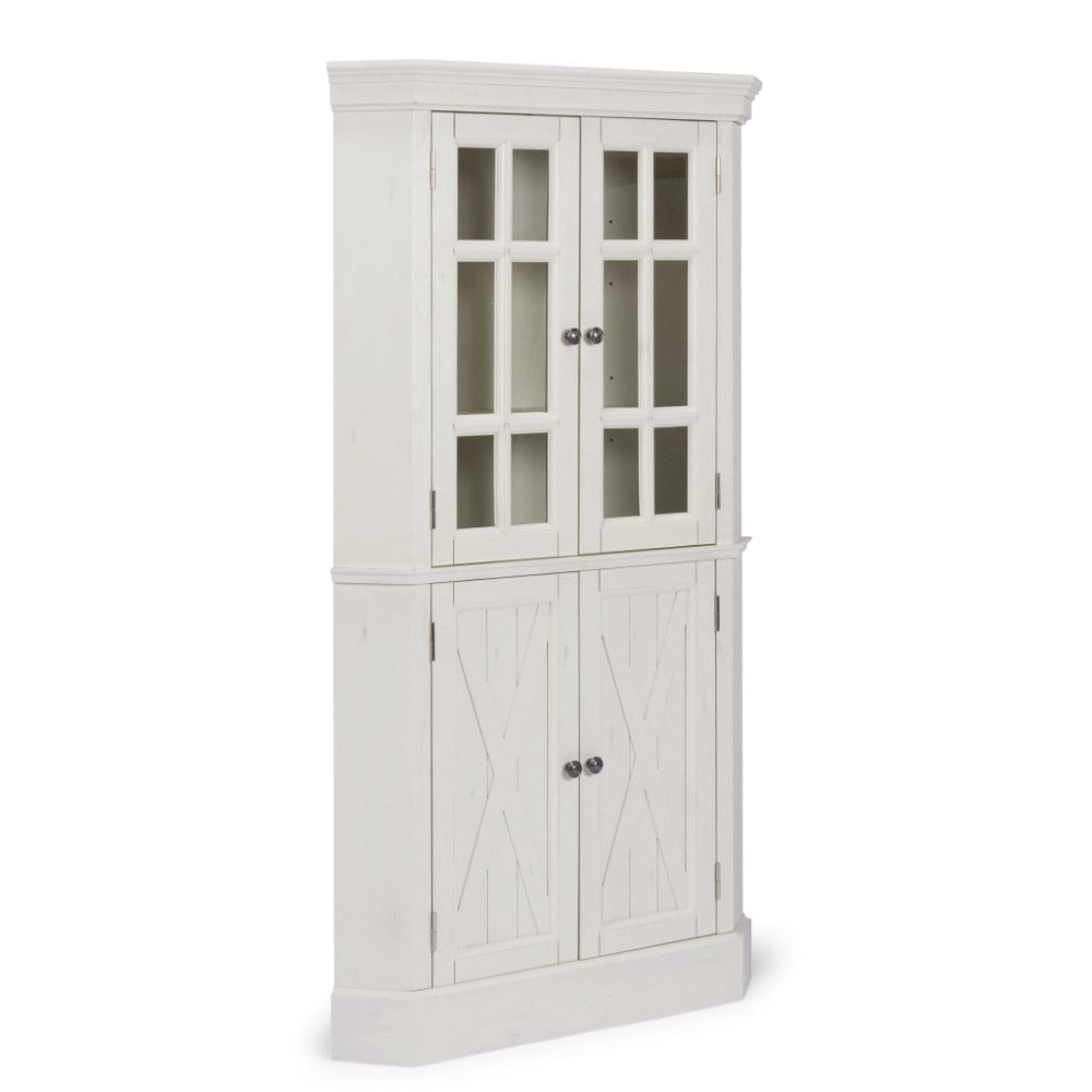 Homestyles Furniture - Seaside Lodge White Corner Cabinet - 5523-68 veiw 6