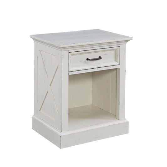 Homestyles Furniture - Seaside Lodge White Nightstand - 5523-42 veiw 2