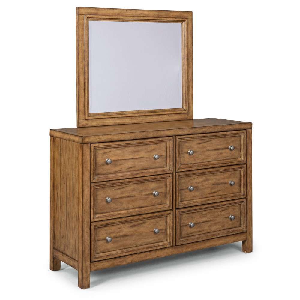 Homestyles - Sedona Brown Dresser with Mirror - 5420-74 veiw 1