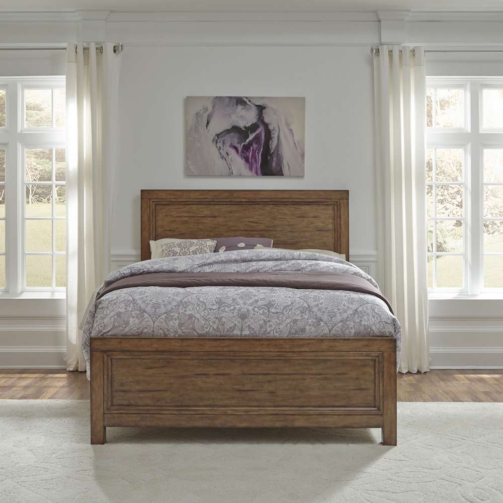 Homestyles - Sedona Brown Queen Bed - 5420-500 veiw 2