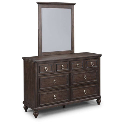 Homestyles - Southport Brown Dresser with Mirror - 5503-74 veiw 1