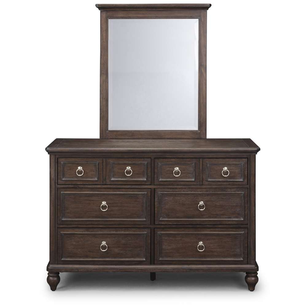 Homestyles - Southport Brown Dresser with Mirror - 5503-74 veiw 6