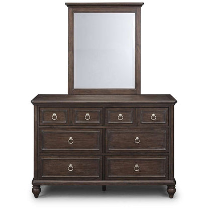 Homestyles - Southport Brown Dresser with Mirror - 5503-74 veiw 6