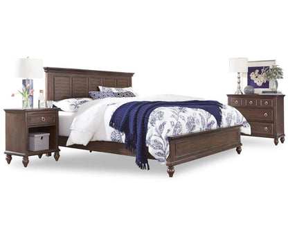 Homestyles - Southport Brown King Bed with Nightstand and Chest - 5503-6021 veiw 1