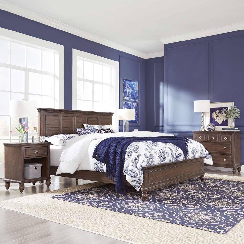 Homestyles - Southport Brown King Bed with Nightstand and Chest - 5503-6021 veiw 2