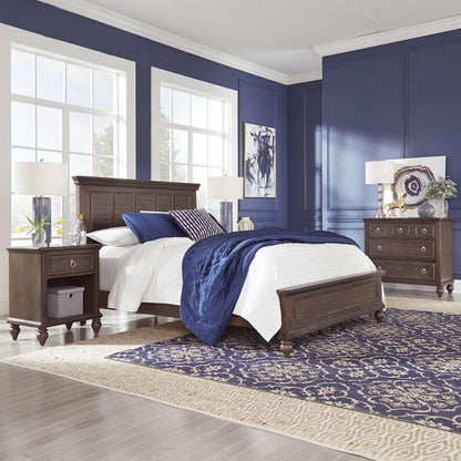Homestyles - Southport Brown Queen Bed with Nightstand and Chest - 5503-5021 veiw 2