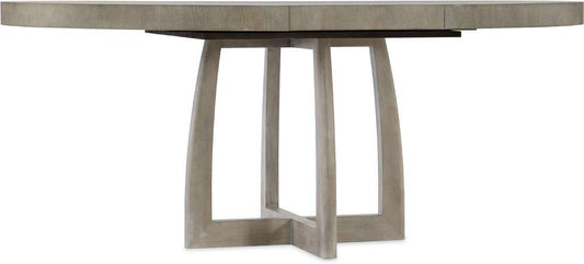 Hooker Furniture - Affinity 48in Round Pedestal Dining Table w/1-18in Leaf - 6050-75203-GRY veiw 2