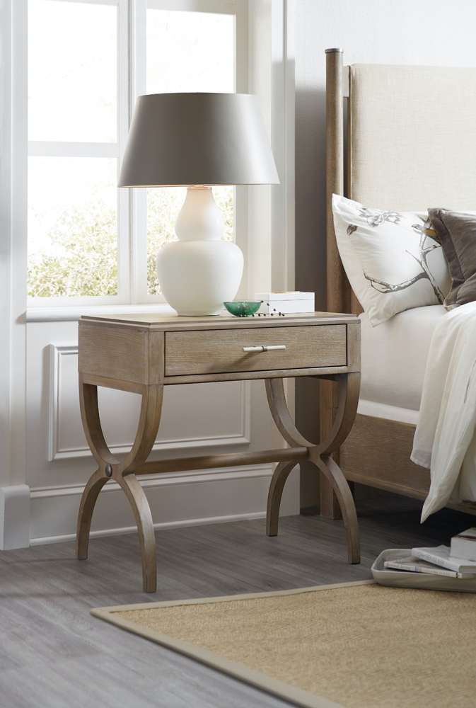 Hooker Furniture - Affinity Leg Nightstand - 6050-90015-GRY veiw 2