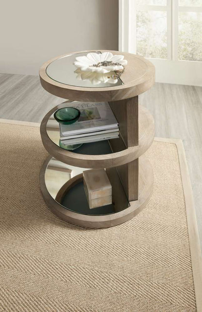 Hooker Furniture - Affinity Round End Table - 6050-80114-GRY veiw 3