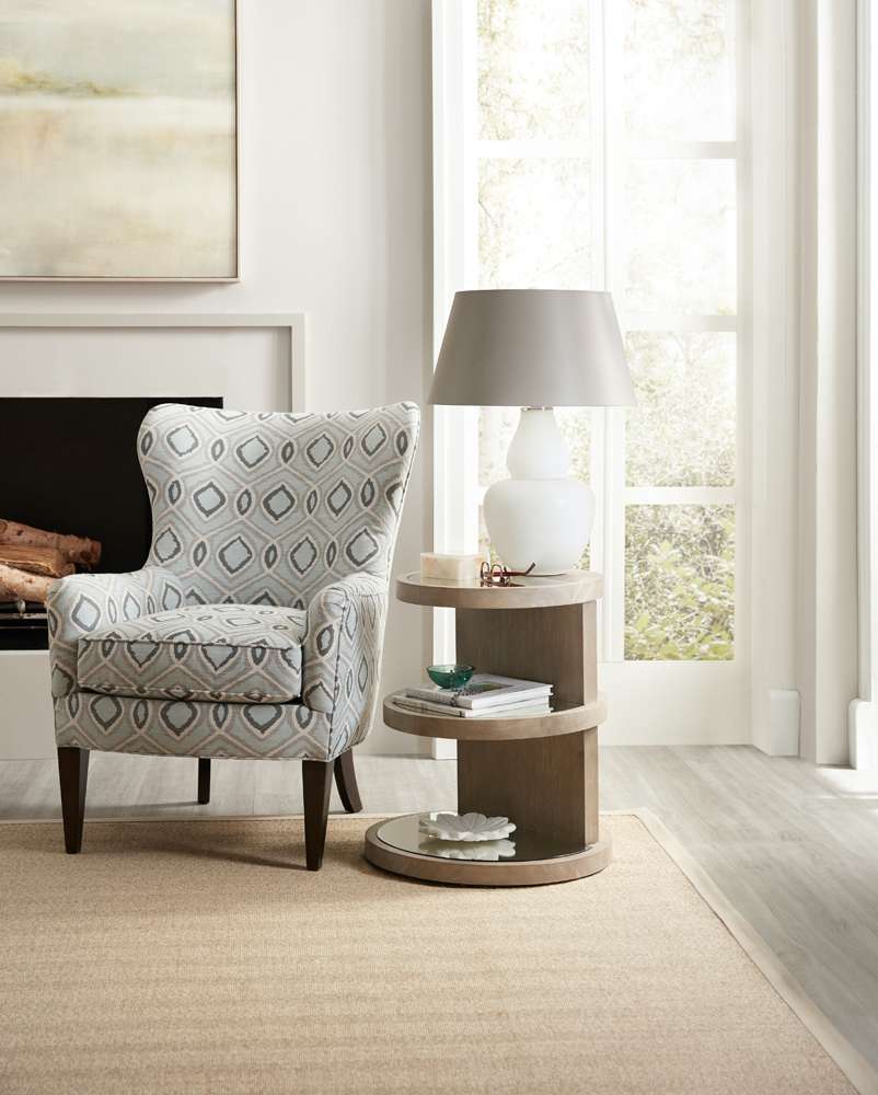 Hooker Furniture - Affinity Round End Table - 6050-80114-GRY veiw 4