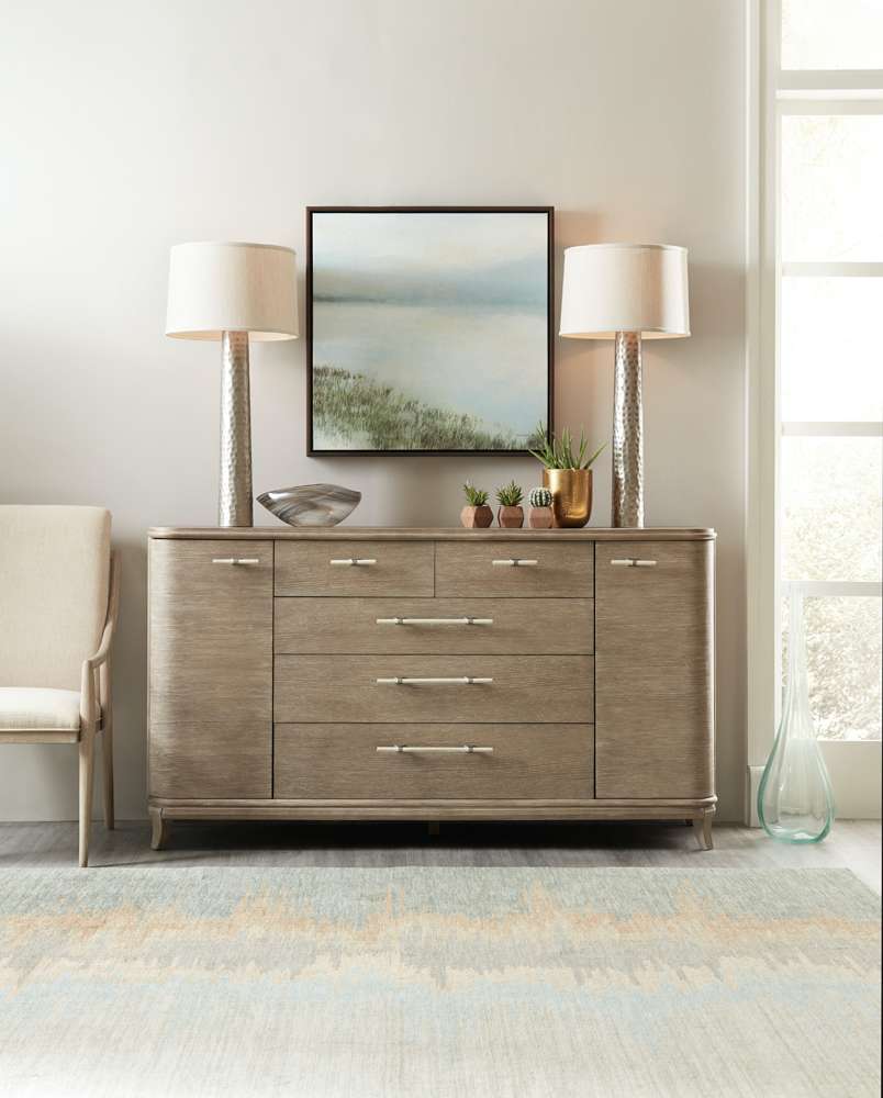 Hooker Furniture - Affinity Server - 6050-75907-GRY veiw 3