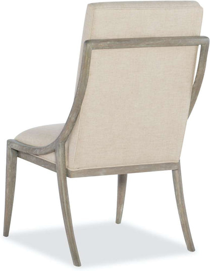 Hooker Furniture - Affinity Slope Side Chair - 6050-75510-GRY veiw 2