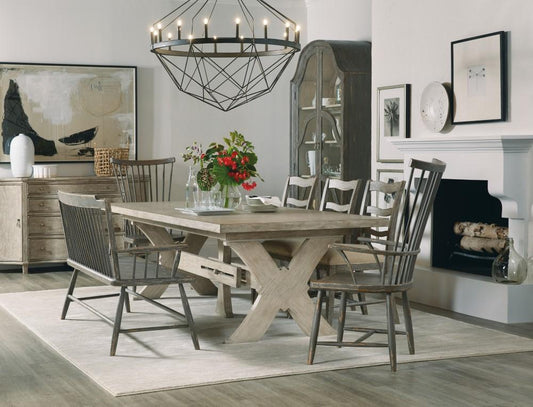 Hooker Furniture - Alfresco Vittorio 80in Rectangle Dining Table w/ 2-22in Leaves - 6025-75200-80 veiw 2