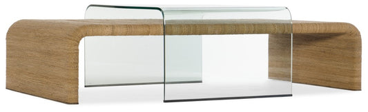 Hooker Furniture - Amani Rope and Glass Cocktail Table - 1672-80210-80 veiw 1