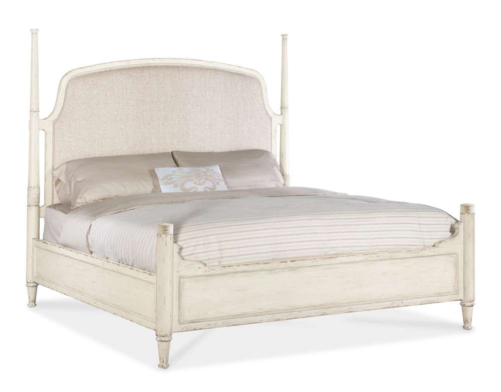Hooker Furniture - Americana King Upholstered Poster Bed - 7050-90666-02 veiw 2