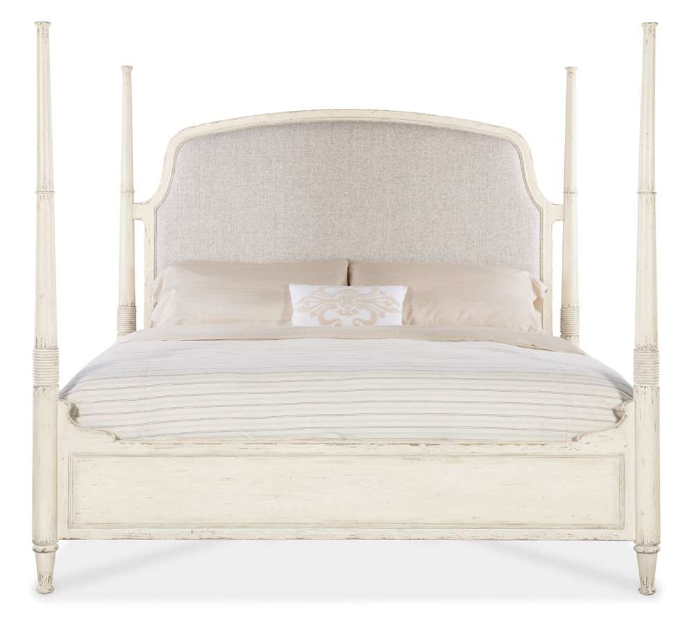 Hooker Furniture - Americana King Upholstered Poster Bed - 7050-90666-02 veiw 3