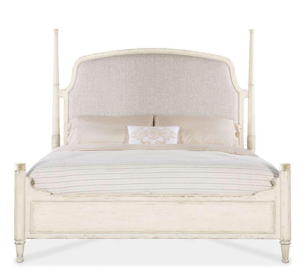 Hooker Furniture - Americana King Upholstered Poster Bed - 7050-90666-02 veiw 4