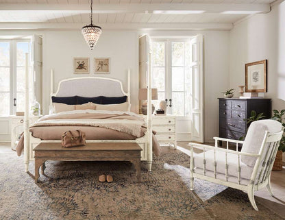 Hooker Furniture - Americana King Upholstered Poster Bed - 7050-90666-02 veiw 5