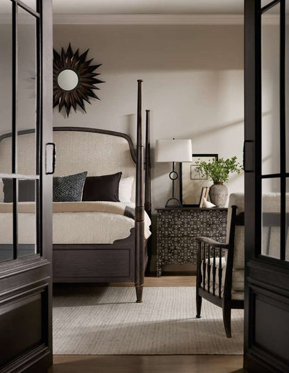 Hooker Furniture - Americana King Upholstered Poster Bed - 7050-90666-89 veiw 5