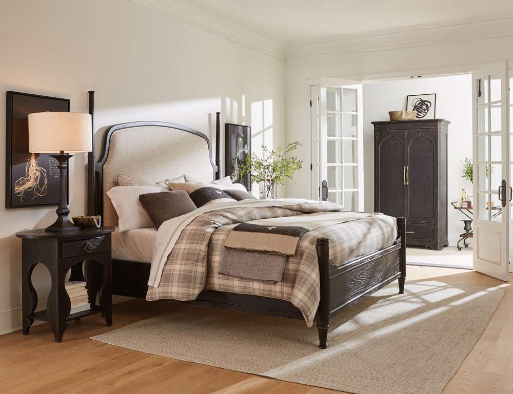 Hooker Furniture - Americana King Upholstered Poster Bed - 7050-90666-89 veiw 6