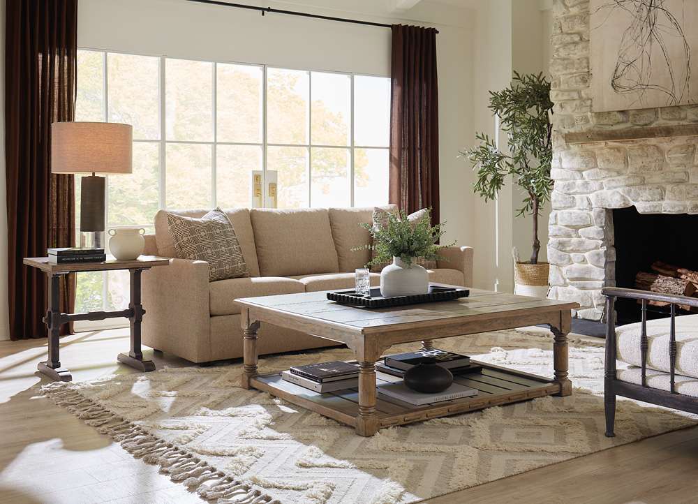 Hooker Furniture - Americana Trestle End Table - 7050-80113-89 veiw 3