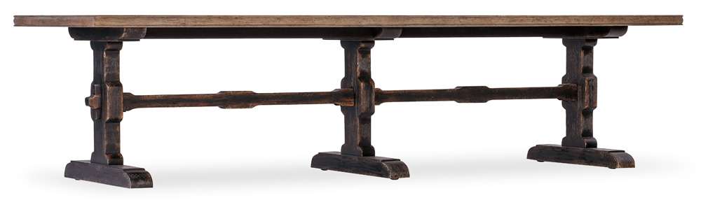 Hooker Furniture - Americana Trestle Rectangle Cocktail Table - 7050-80110-89 veiw 1