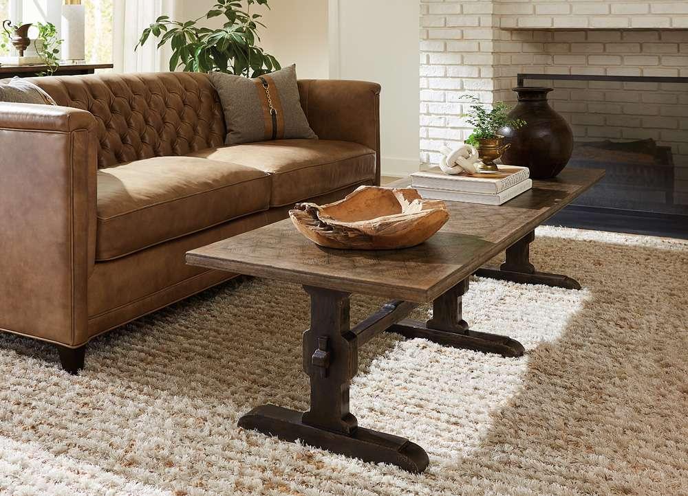 Hooker Furniture - Americana Trestle Rectangle Cocktail Table - 7050-80110-89 veiw 3