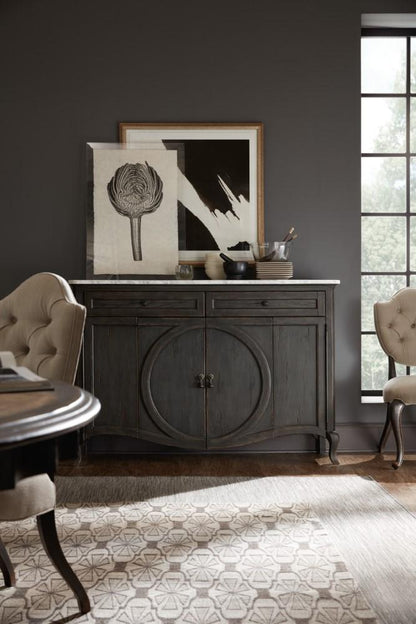 Hooker Furniture - Arabella Four-Door Two-Drawer Credenza - 1610-85005-GRY veiw 3