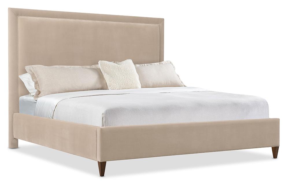 Hooker Furniture - Archives California King Upholstered Bed in Beige - 6123-90960-89 veiw 2