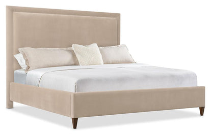 Hooker Furniture - Archives California King Upholstered Bed in Beige - 6123-90960-89 veiw 2