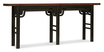 Hooker Furniture - Archives Console Table in Dark Wood - 6123-85185-89 veiw 1