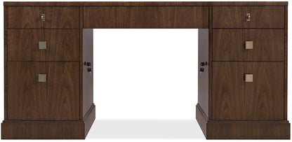 Hooker Furniture - Archives Executive Desk - Dark Wood - 6123-10462-89 view 4