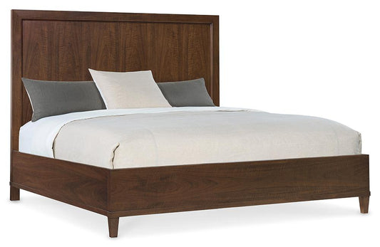 Hooker Furniture - Archives King Panel Bed in Dark Wood - 6123-90266-89 veiw 1