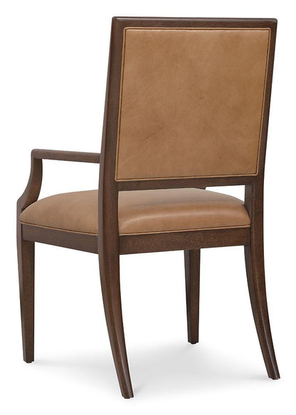 Hooker Furniture - Archives Leather Arm Chair in Brown (Set of 2) - 6123-75700-89 veiw 3
