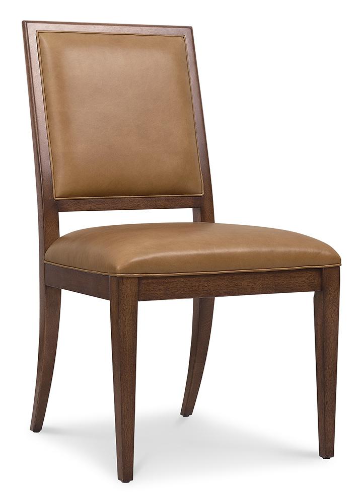 Hooker Furniture - Archives Leather Side Chair in Brown (Set of 2) - 6123-75710-89 veiw 1