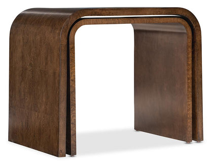 Hooker Furniture - Archives Nesting Tables in Dark Wood - 6123-80313-89 veiw 1