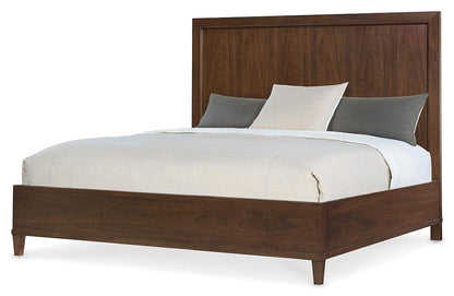 Hooker Furniture - Archives Queen Panel Bed in Dark Wood - 6123-90250-89 veiw 3