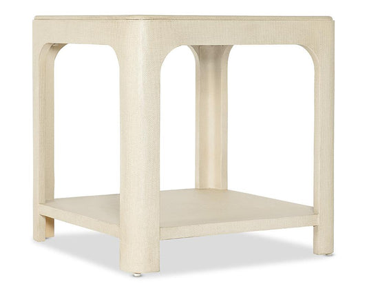 Hooker Furniture - Archives Raffia End Table in Browns - 6123-80113-05 veiw 2