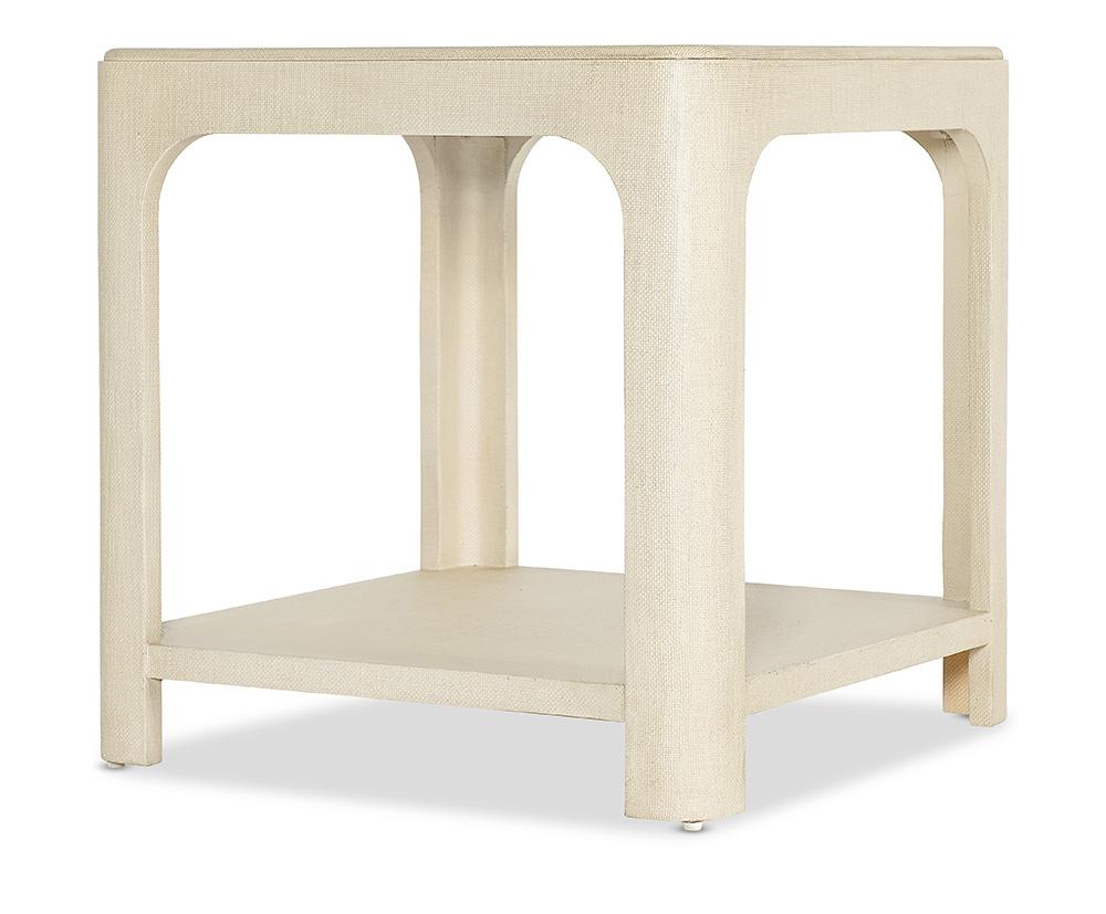 Hooker Furniture - Archives Raffia End Table in Browns - 6123-80113-05 veiw 3