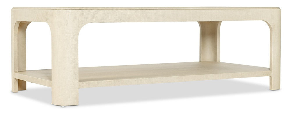 Hooker Furniture - Archives Raffia Rectangle Cocktail Table in Browns - 6123-80110-05 veiw 1