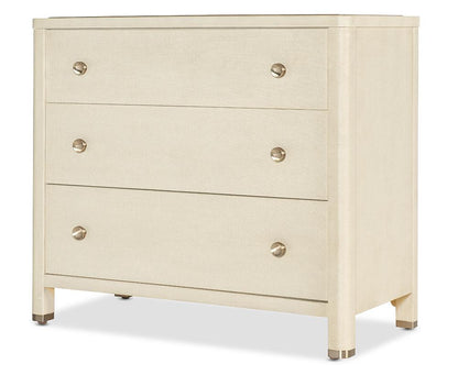 Hooker Furniture - Archives Raffia Three-Drawer Chest in Browns - 6123-90110-05 veiw 3